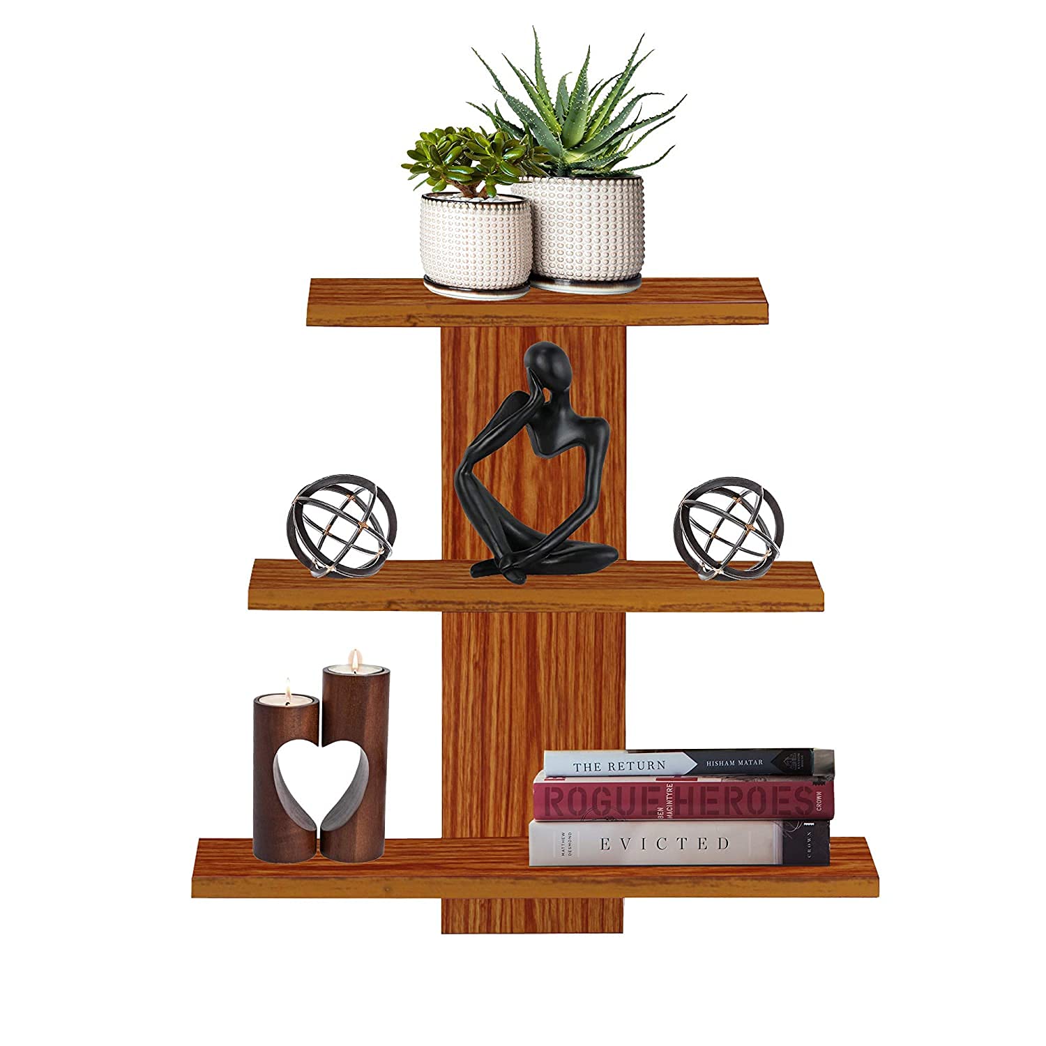 Acco & Deco Engineered Wood Wall Decor Shelf/Book Shelves / Unit Racks