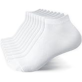 BYDOLL 9/18 Pairs Ankle Socks for Women Athletic Running Breathable Soft Socks No-Slip Grip for Sports and Casual