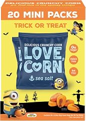 LOVE CORN Limited Edition Halloween - Delicious Crunchy Corn - Trick or Treat Snacks - Gluten Free, Kosher, Non-GMO - Alterna