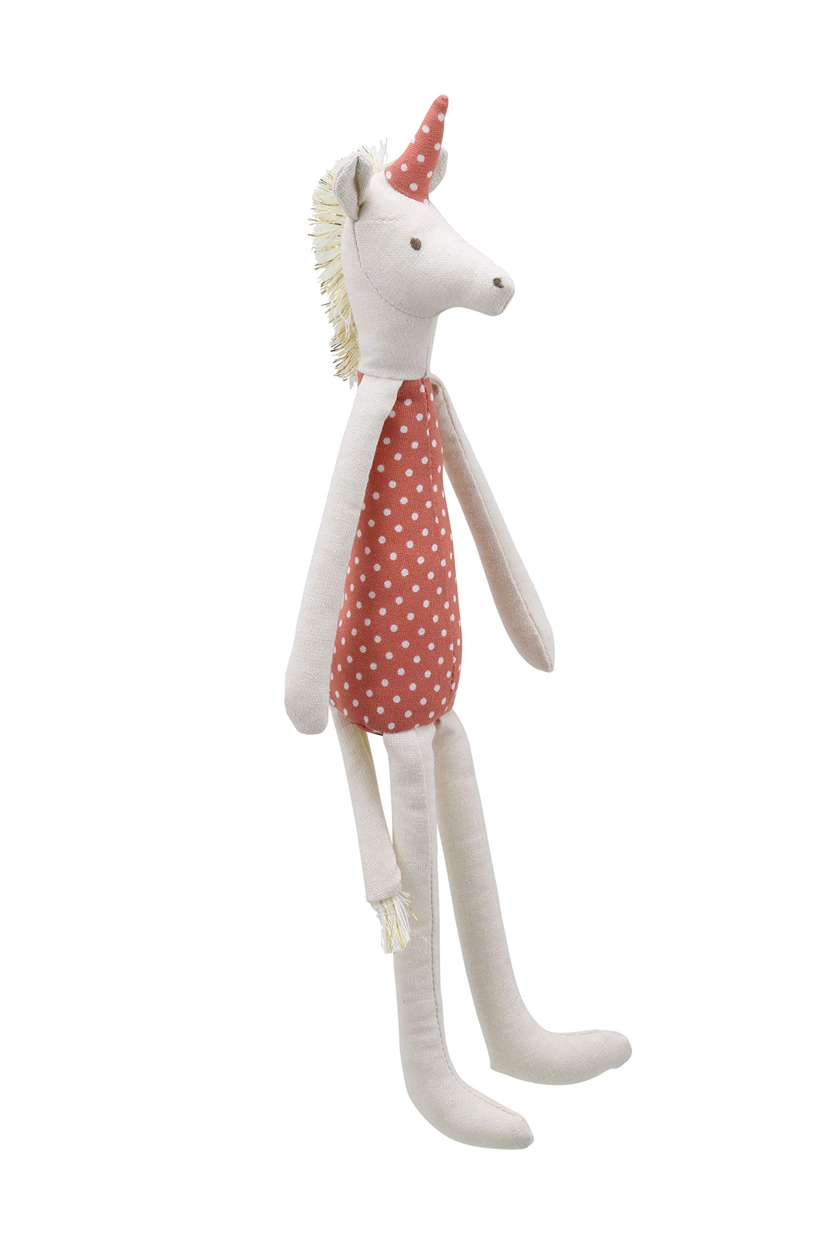 Wilberry - Linen - Terracotta Unicorn Soft Toy - WB004239