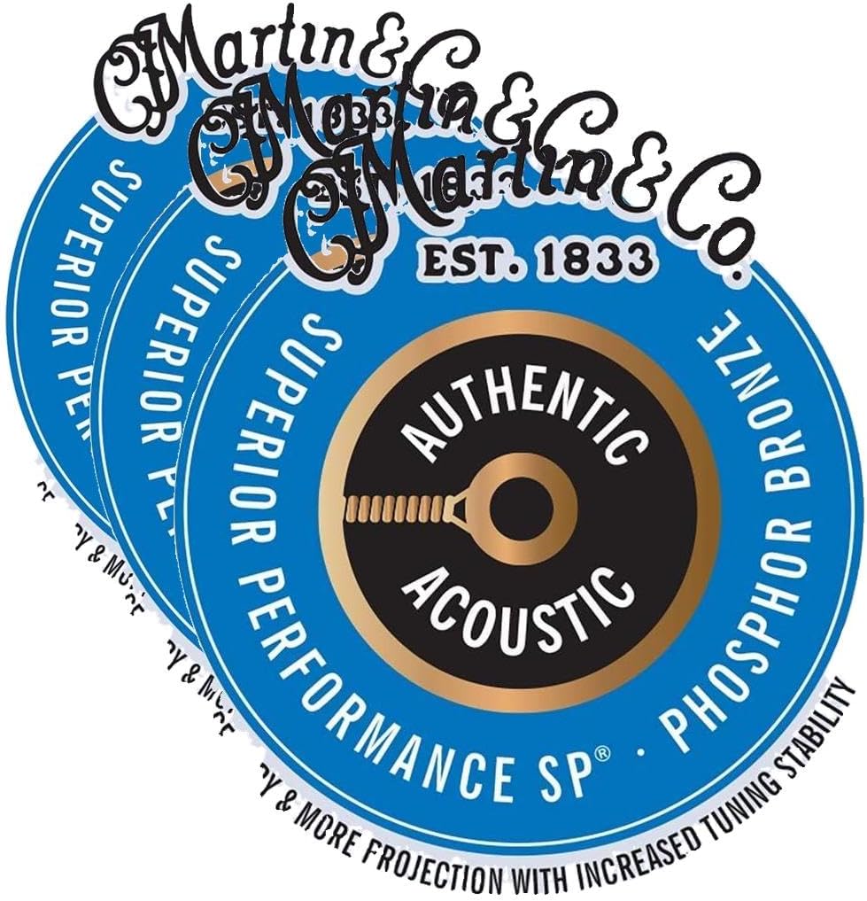 Martin MA535 Authentic Acoustic Pack 3 Light 11-52 Phosphor Bronze CustomLight