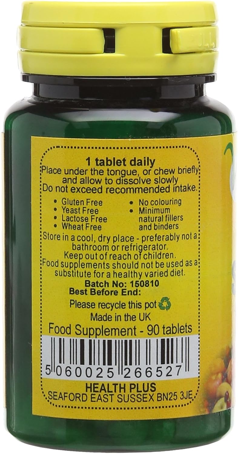 Veganicity B12 500µg Sublingual (Blackcurrant Flavour) : Vitamin B12 Supplement : 90 Tablets, in a Planet-Friendly 99% Recycled Pot - Image 5