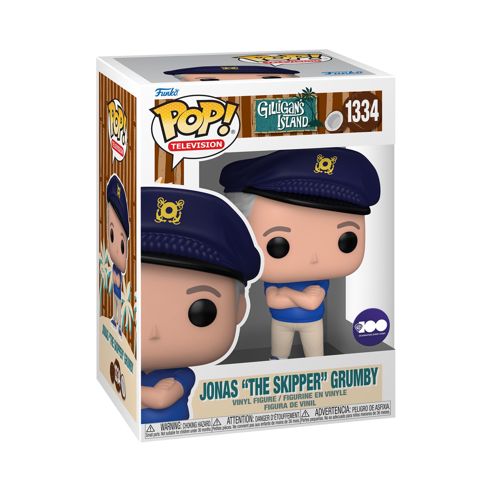 Funko POP! TV: Gilligan’s Island - the Skipper - Gilligan's Island - Collectable Vinyl Figure - Gift Idea - Official Merchandise - Toys for Kids & Adults - TV Fans - Model Figure for Collectors