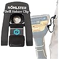 NÖHLSTER Locking Drill Holster Tool Clip - A Tool Holster Alternative - Belt Clip for Drills Impact Drivers, Tape Measures - Fits Most Brands