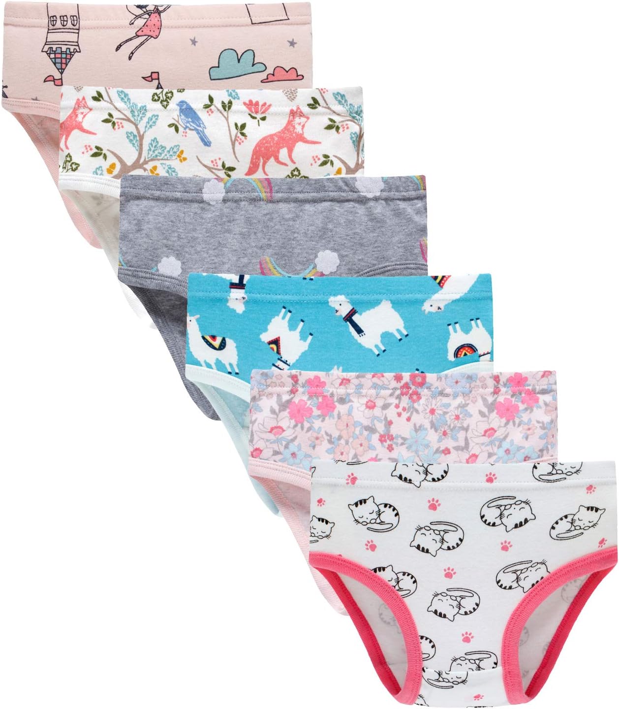 Baby Soft Cotton Panties Cotton Little Girls Underwear Toddler Briefs