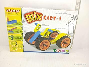Ghanshyam Innovations Blix - Cars - 1 DIY, Educational, Learning, Stem, Building and Construction Toys