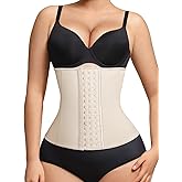 Waist Trainer for Women Latex Underbust Waist Cincher Corset, Tummy Control Corset Sport Girder Hourglass Body Shaper