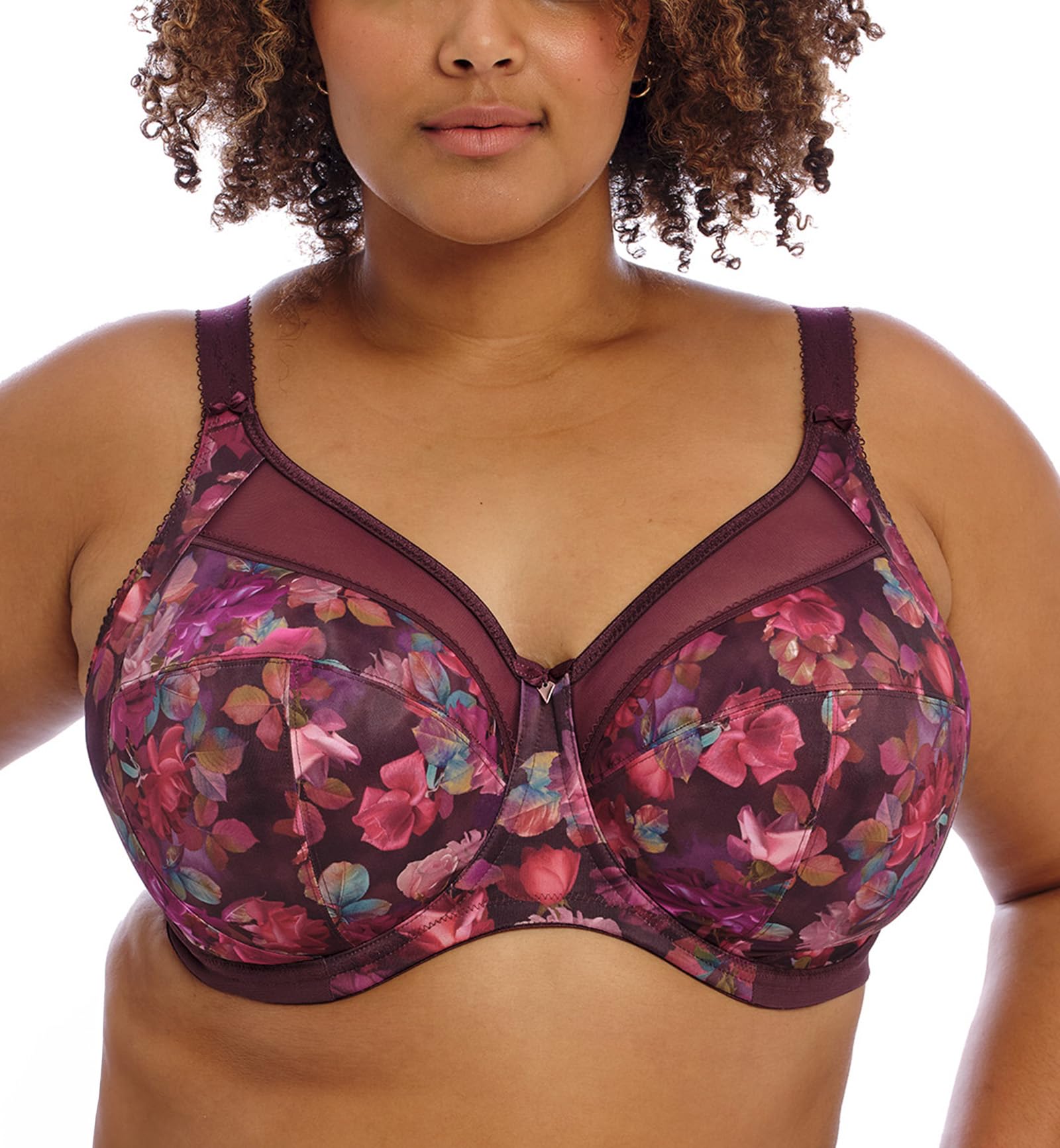 GODDESS Women’s Kayla Underwire Banded Bra,Plum Rose,42DD