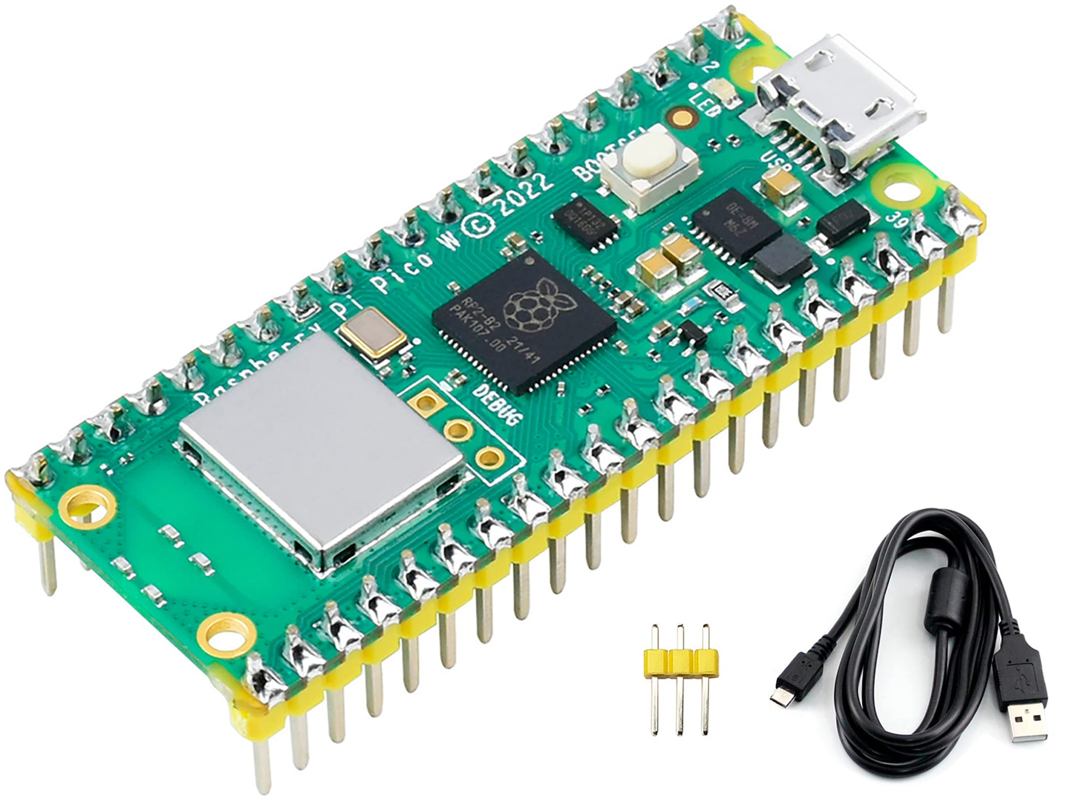 Mua waveshare Pre-Soldered Header Raspberry Pi Pico W, Built-in WiFi ...