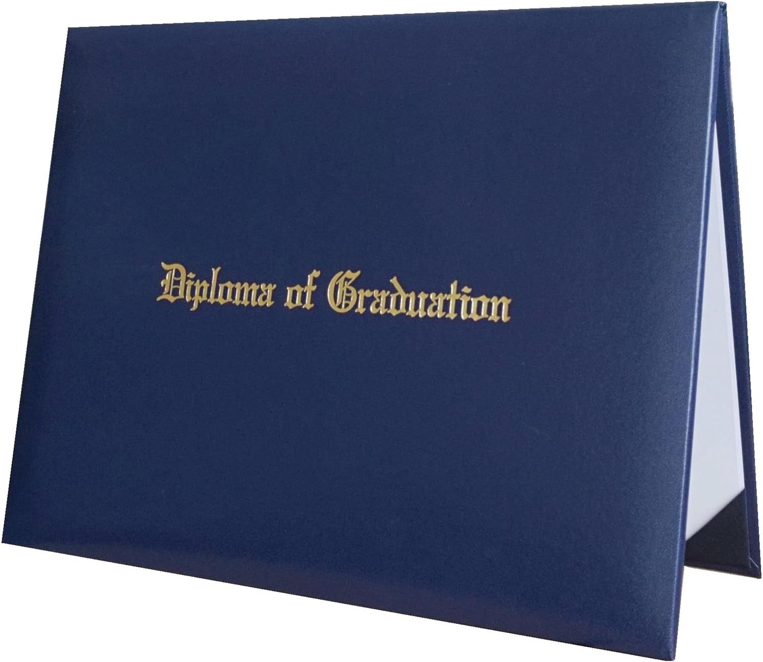 Certificate Cover Imprinted"Diploma of Graduation" Smooth Diploma Cover 8.5" x 11" Grad Days(Navy) : Office Products