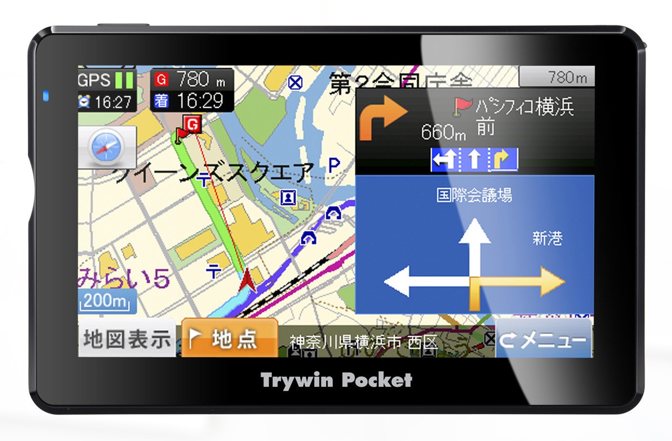 トライウイン Trywin Pocket DTN-5500 取扱説明書・レビュー記事
