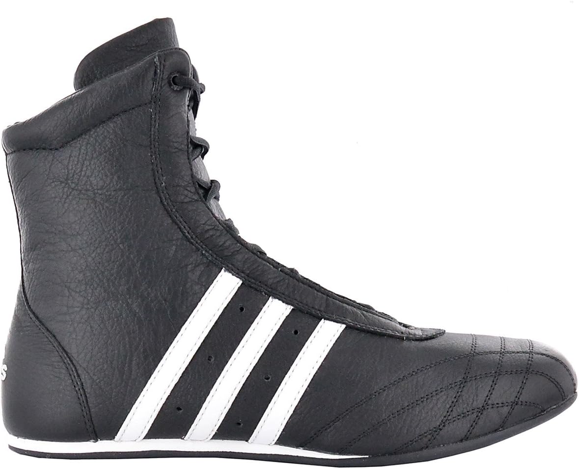 adidas Prajna High Footwear BoxerFootwear Black Leather Mens Trainers Sneaker Shoes