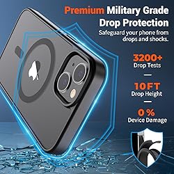 SUPFINE Magnetic for iPhone 14 Case & iPhone 13
