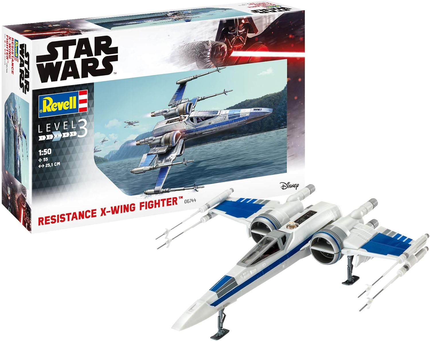 x wing fighter model kit