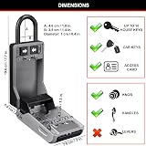 Master Lock 5480EURD Key Safe with New Design, Large Capacity, Shackle view 7