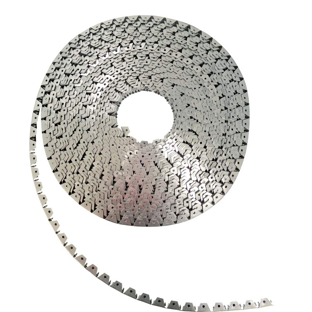 65 ft Flexible Metal Tack Strip Three-Tooth Upholstery Premium Heavy Duty Curve Ease Grip for Furniture, Chairs, Sofa, Bed Repair (65 ft)
