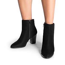DREAM PAIRS Women's Ankle Boots Chunky Block Heel