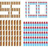 Tcxomino Soft Bullet Toy Gun Supplementary Soft Bullets Included 100 EVA Foam Bullets &amp; 56 Shells