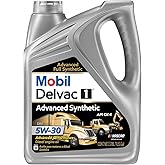 Mobil Delvac 1 Advanced Full Synthetic Diesel Engine Oil 5W-30, 1 Gal