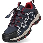 UOVO Boys Girls Kids Sneakers Hiking Running Outdoor Walking Tennis Shoes Waterproof Non Slip Fashion Sneakers(Little/Big Kids