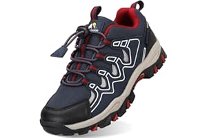 UOVO Boys Girls Kids Sneakers Hiking Running Outdoor Walking Tennis Shoes Waterproof Non Slip Fashion Sneakers(Little/Big Kids