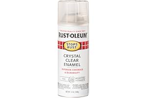 Rust-Oleum 7701830 Stops Rust Spray Paint, 12 oz, Gloss Crystal Clear
