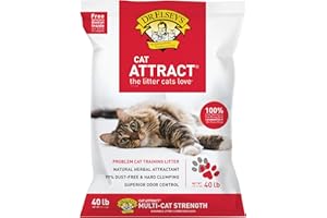 Precious Cat Cat Attract Problem Cat Training Litter, 40 Pound Bag