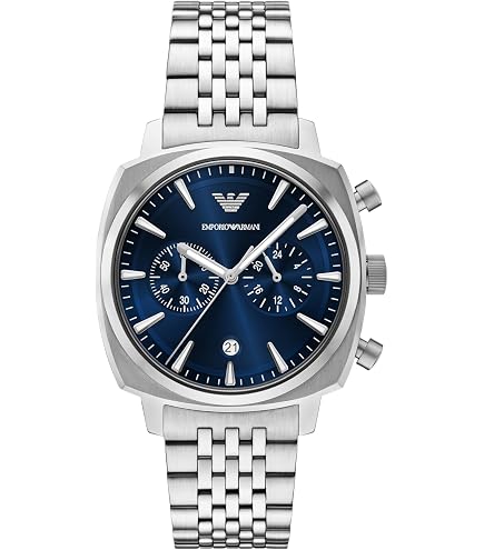 Amazon.com: Emporio Men's World Explorer Solar-Powered Three-Hand