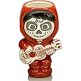 Geeki Tikis Disney Pixar Coco Miguel Rivera Ceramic Mug | Party Cocktail Tumbler For Liquor and Beverages | Holds 17 Ounces