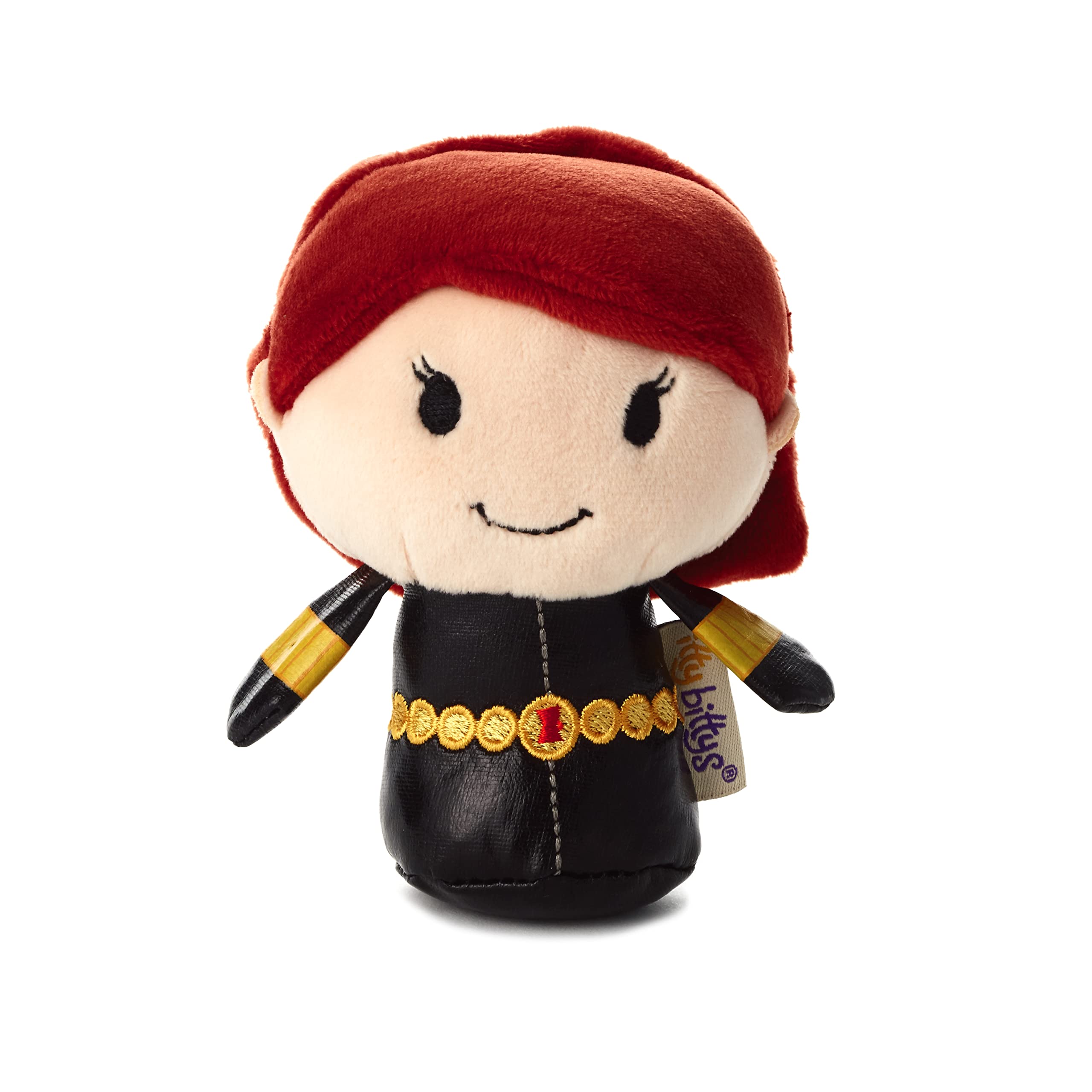 Hallmark Marvel Itty Bitty Soft Toy - Black Widow Design, 13cm x 5cm x 8cm, 25501802