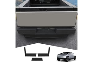 ELECFRESH Anti-Slip Rear Bumper Protector for Cybertruck Accessories (Silicone Cutting), Truck Bed Tailgate Step Covers for Tesla Cybertruck