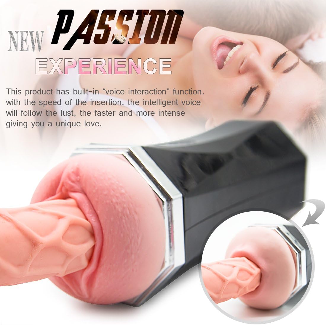 Automatic Piston Cup Sucking Electric Massage Cup Sexy Underwear for Man Strong Vibranting Pocket Puss-ey Stroker, 2 in 1 Rechargeable Pussy Multiple Speeds Sucking Vibrating Tool for Men Tshirt