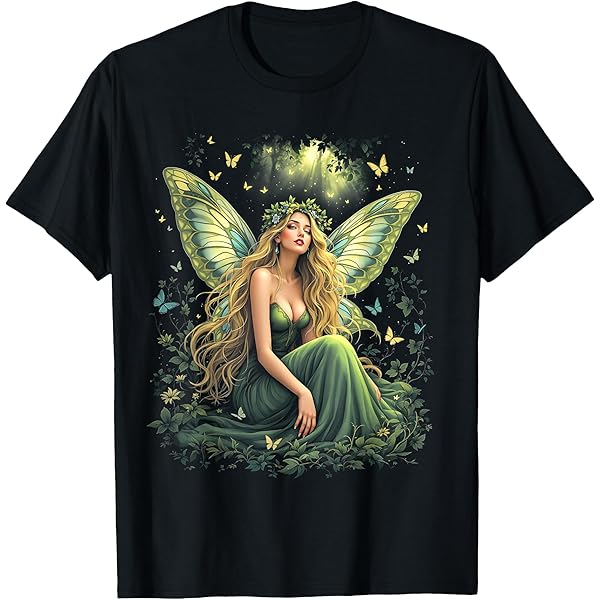 Amazon.com: Amy Brown Ivy Moon Fairy T-Shirt : Clothing, Shoes