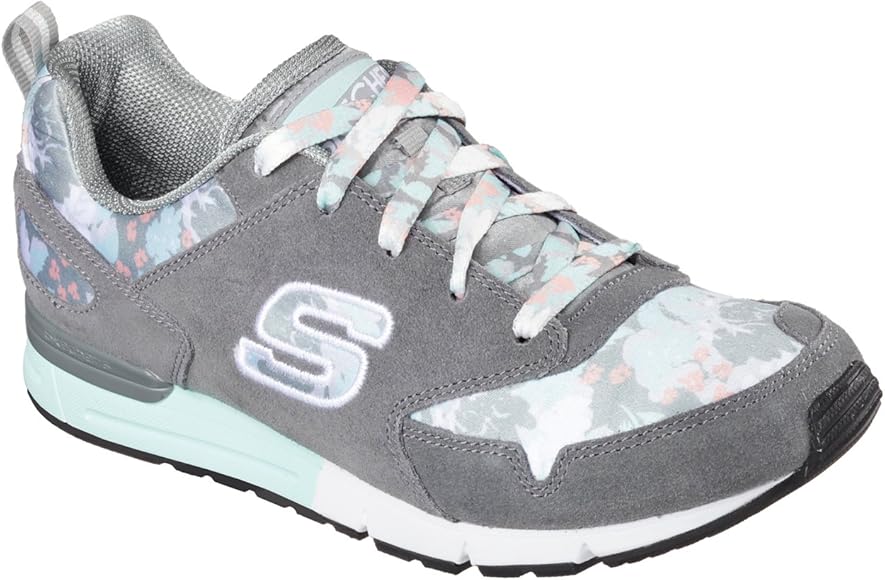 skechers women's floral print sneaker