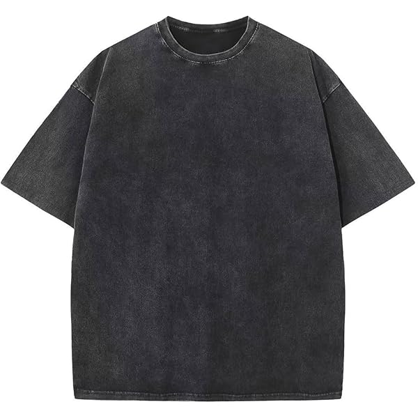 Tシャツ・カットソー Luxury Street Wear washed vintage dirty fit tuya a unisexual Amazon.com: Men's Oversized T-Shirts Heavy Loose Fit Vintage