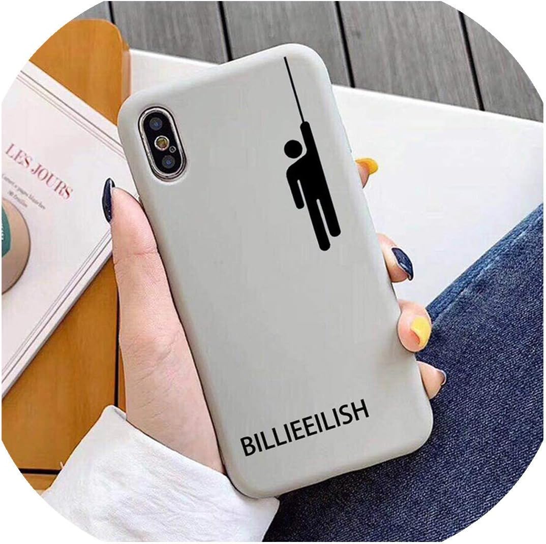 Luxury Case Compatible for iPhone 11 XR X Xs Max 8 7 6 Plus 6S 5S SE Pro Soft Silicone Phone Cover Billie Eilish