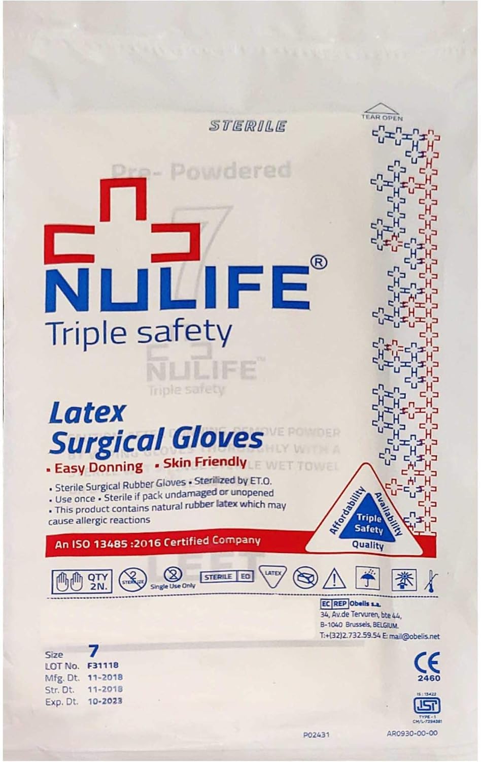 THERMO Nulife Sterile Latex Surgical Gloves (10 Pairs) Amazon.in Industrial & Scientific