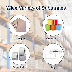 6 Rolls 4.33" x 984'(110mmx300m) Enhanced Wax
