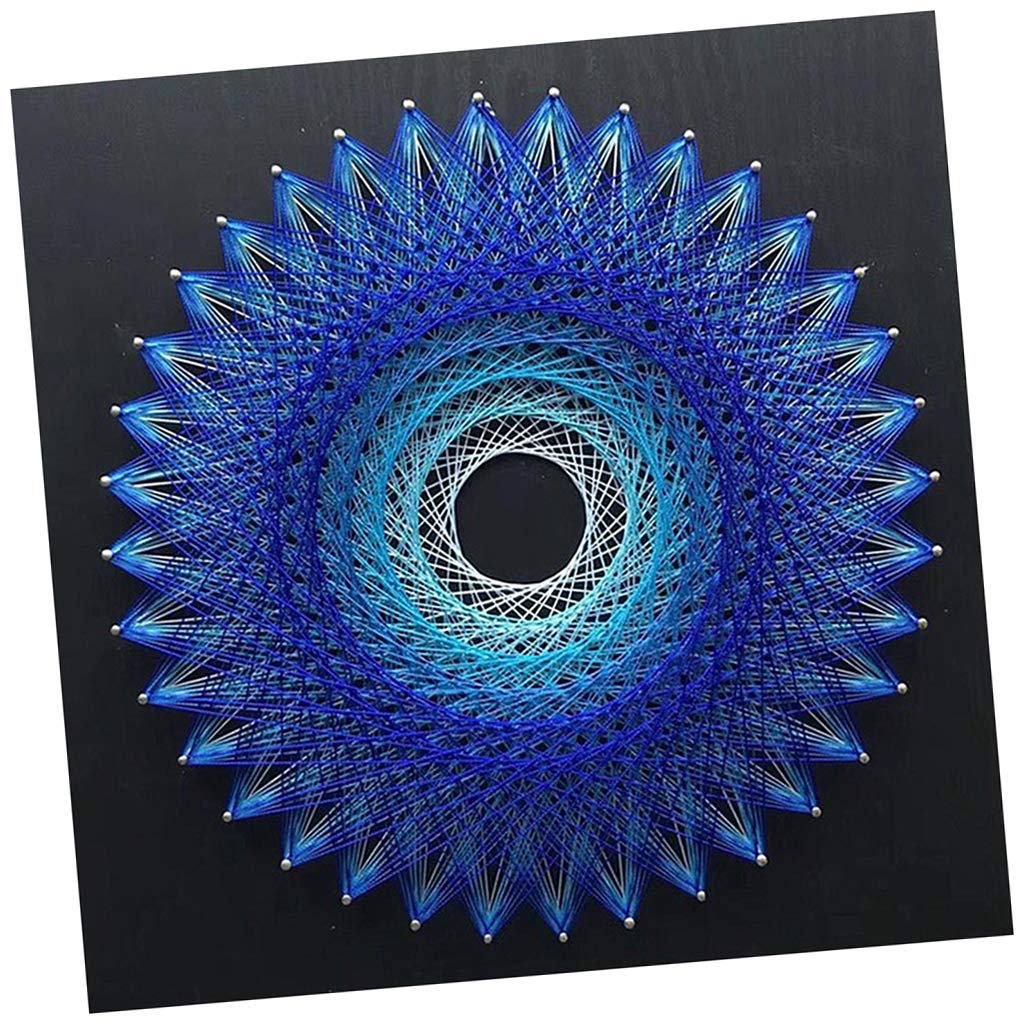 B Baosity Vintage Pins String Art Kits Bird's Nest Home Decor DIY