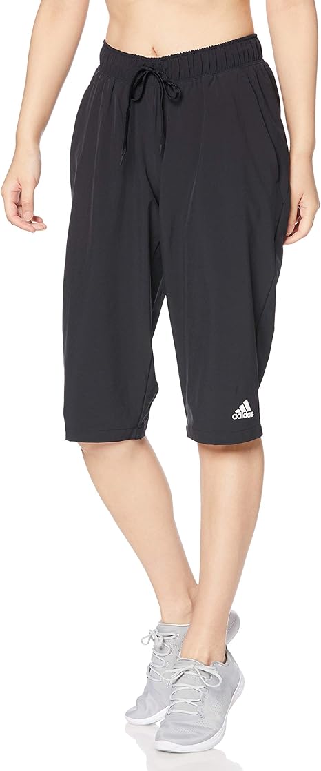 Amazon アディダス パンツ ウーブン カプリパンツ Iph14 レディース フィットネス トレーニング ロングパンツ 通販