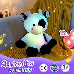 Glow Guards 15'' Light up Music Cow Stuffed Animals