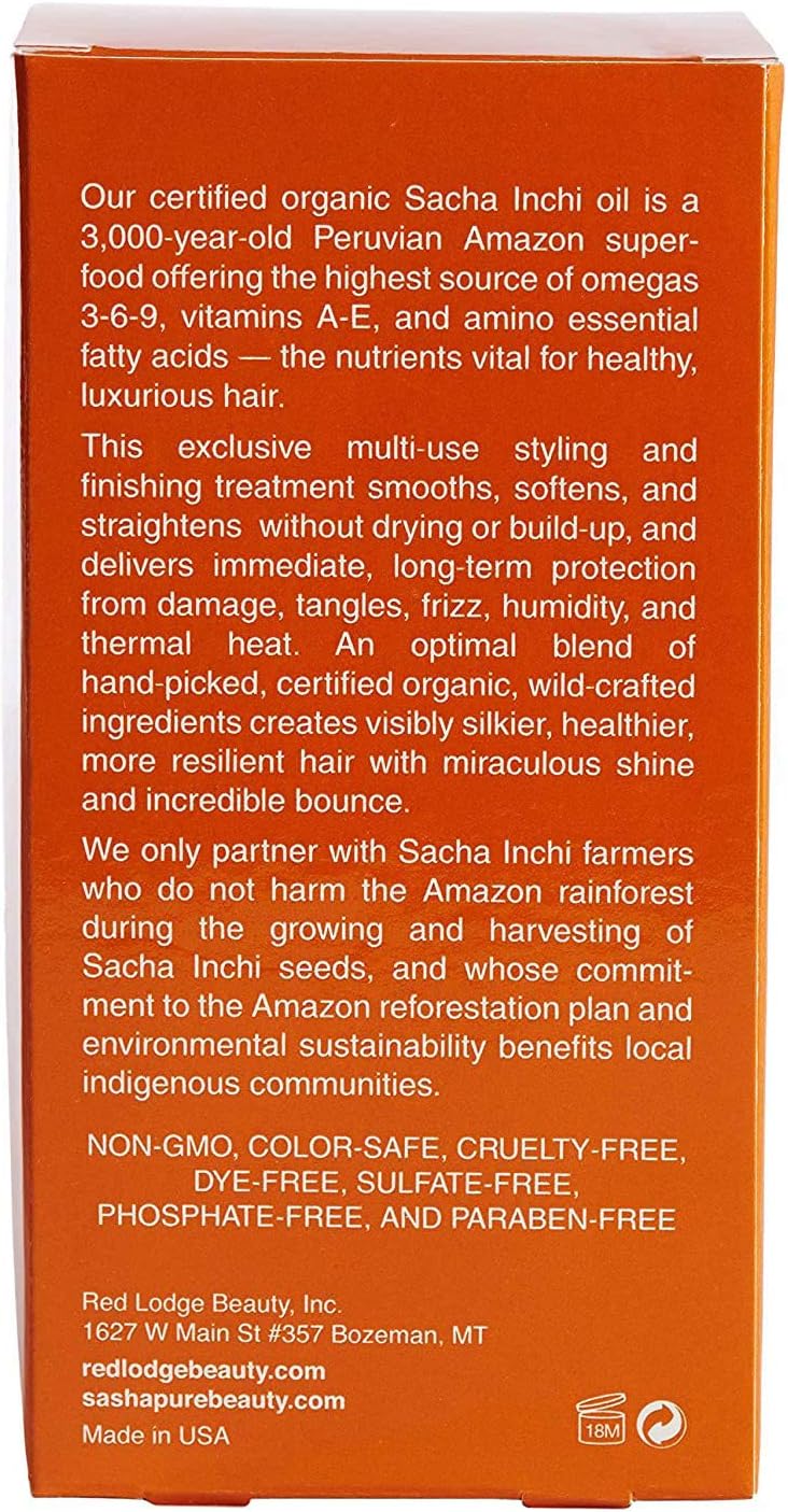 Sashapure Smoothing & Shine Hair Treatment 1x 50ml, 50 ml (Pack of 1) - Image 3