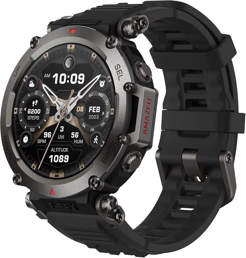 Amazfit T-Rex Ultra Smartwatch Men Route Import GPS 10 ATM Waterproof Rugged