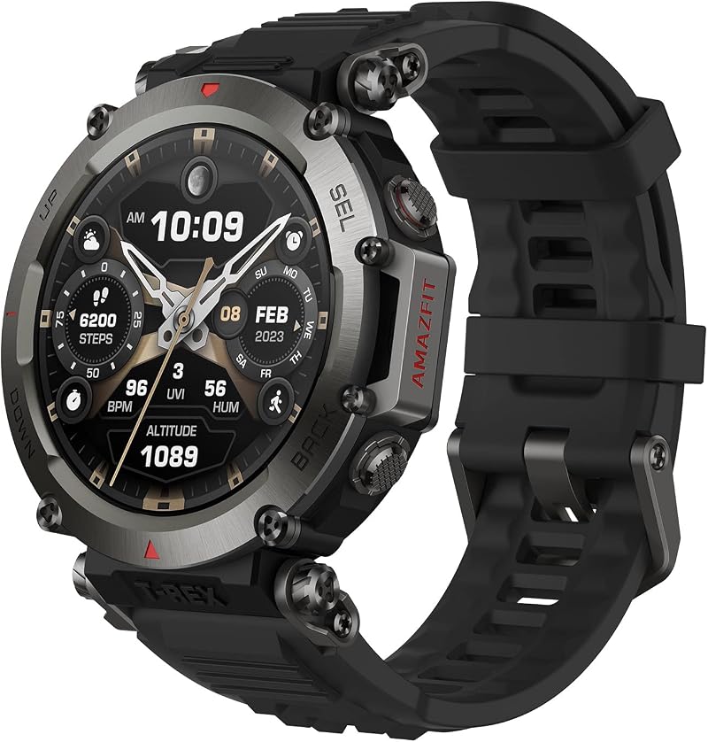 Amazfit T-Rex Ultra Smartwatch Men Route Import GPS 10 ATM Waterproof Rugged