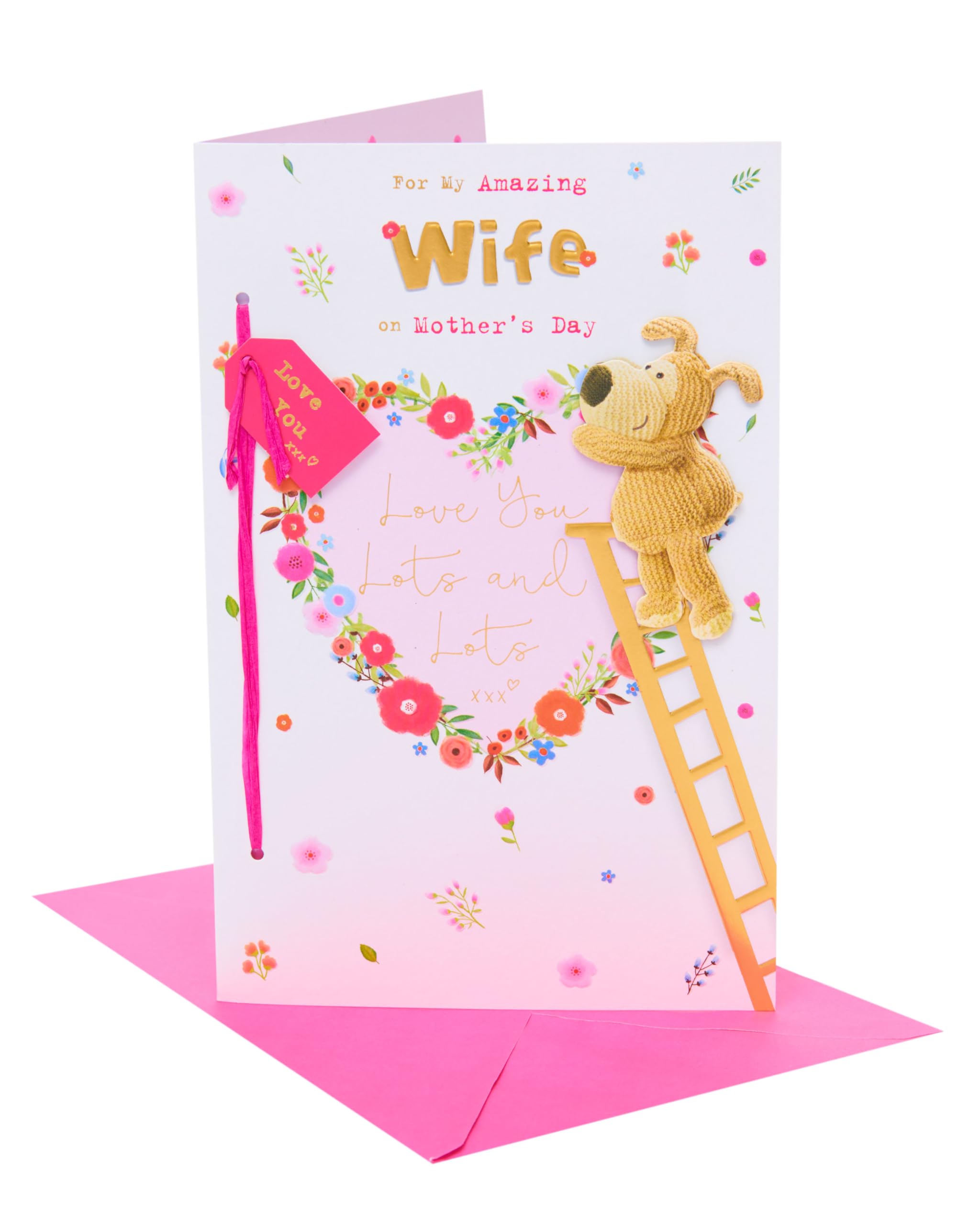 Boofle Mother's Day Card for Wife - Cute Design