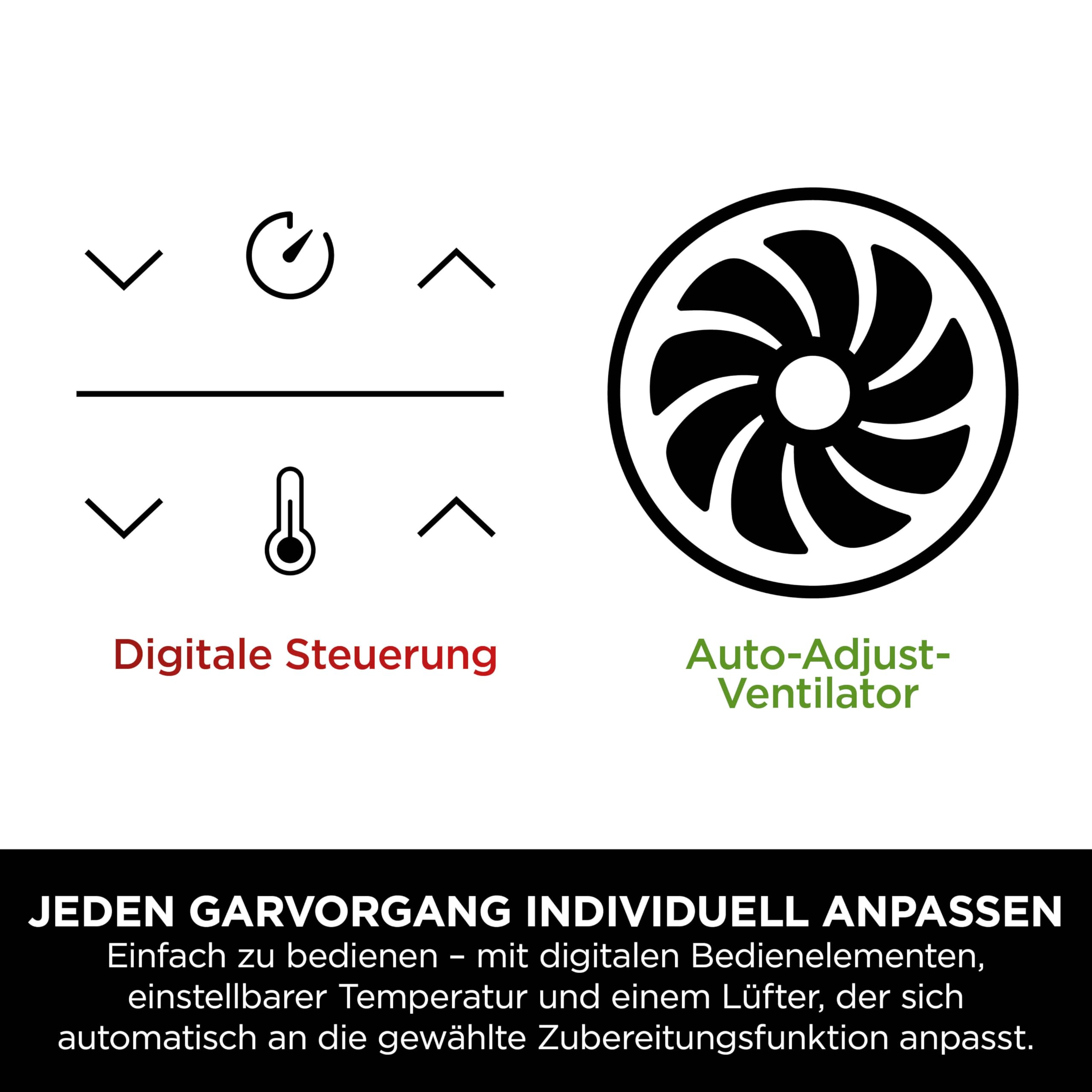 Ninja Dual Zone Digital Air Fryer, 2 Schubladen, 6-in-1, Heißluftfritteuse, 9,5L, Heißluft-Frittieren, Max Crisp, Rösten, Backen, Aufwärmen, Spülmaschinenfeste Körbe, Stone/Gold DZ400EUSTGD