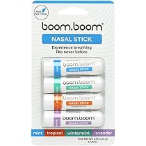 Amazon.com: BoomBoom Nasal Stick (4 Pack) | Vapor Flow Technology ...