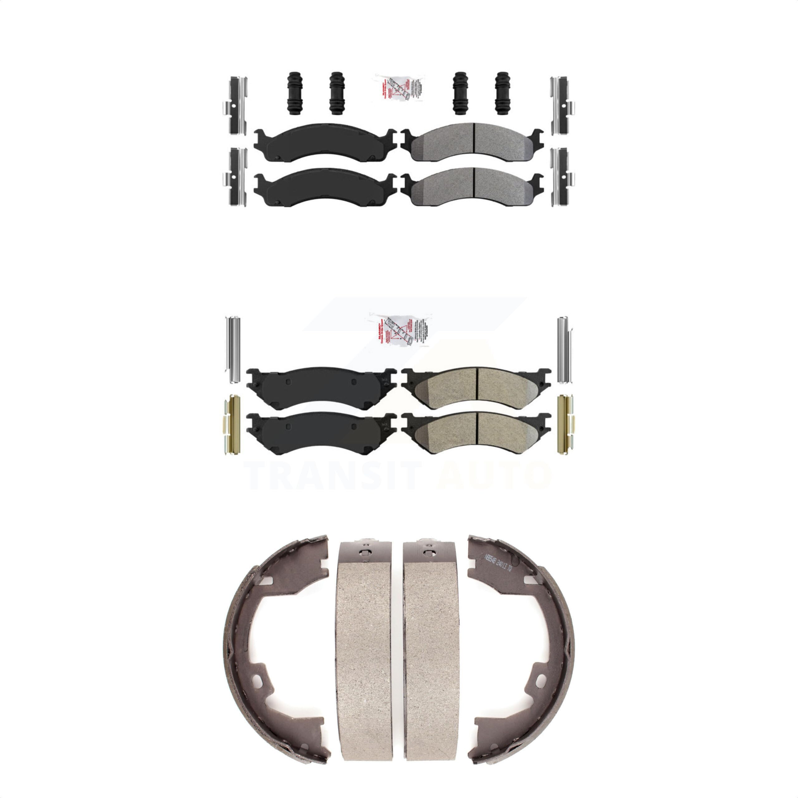 Transit Auto Front Rear Semi-Metallic Disc Brake