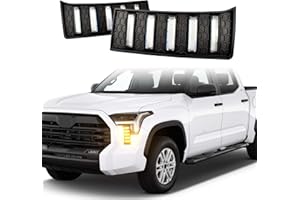 KeeForthewin Front Fog Light fit for Toyota Tundra 2022-2023 Led Daytime Running Lights with White DRL Lamps/Amber Turn Signals Parts and Accessories