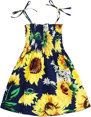 little girl sunflower dress